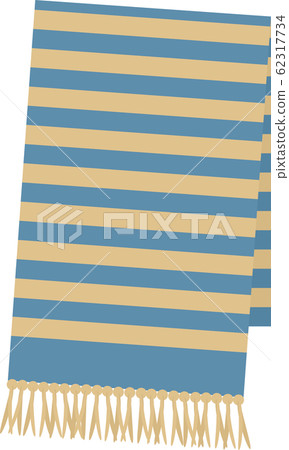 Muffler with border pattern 62317734