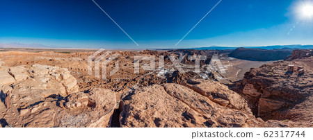 Top view panorama of Moon Valley from Coyote Rock 62317744