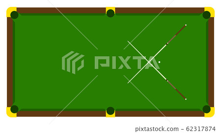 Realistic illustration with pool billiard on Realistic illustration with pool billiard on 62317874