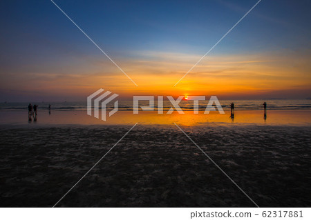 Thailand, Sunset, Lake, Sky, Dawn 62317881