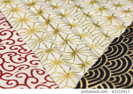 Traditional Japanese geometric arabesque pattern of synthetic fiber, hexagonal hemp leaf pattern and rainbow pattern design background texture Traditional Japanese geometric arabesque pattern of synthetic fiber, hexagonal hemp leaf pattern and rainbow pattern design background texture 62318417