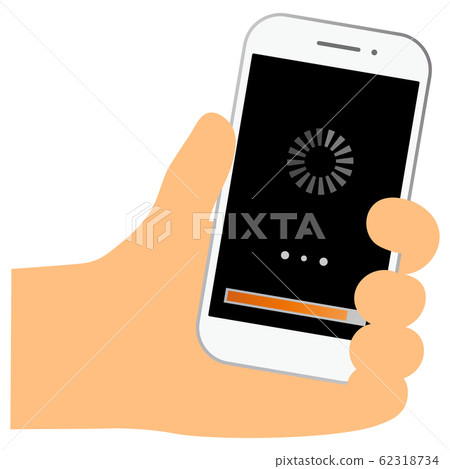 Smartphone loading screen 62318734