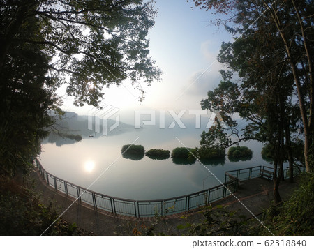 Morning Sun Moon Lake Scenery 62318840