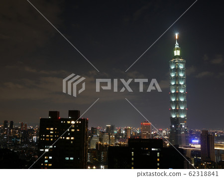 台北市夜景,瀨戶大象山 台北市夜景,瀨戶大象山 62318841
