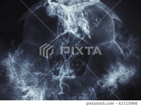 Abstract soccer ball close up 62318966