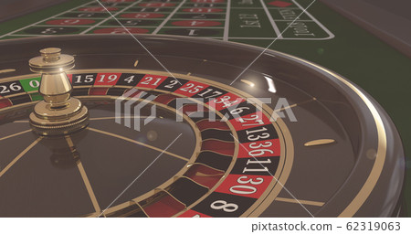 Casino roulette wheel. 62319063