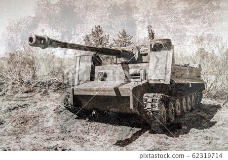 Vintage German Tiger tank  62319714