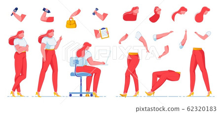 Female Journalist Creation Kit, Working Woman. Female Journalist Creation Kit, Working Woman. 62320183