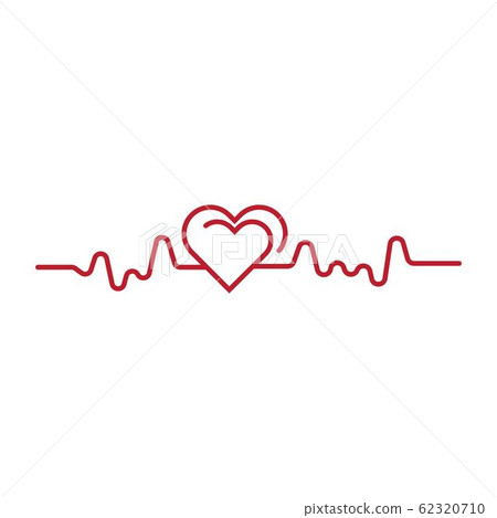 Art design health medical heartbeat pulse 62320710