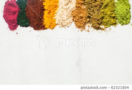 Border design top view superfood Smoothie Boosters 62321804