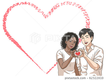 black woman and man in love