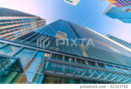 俯瞰大手町之一的日本東京城市景觀 62323788
