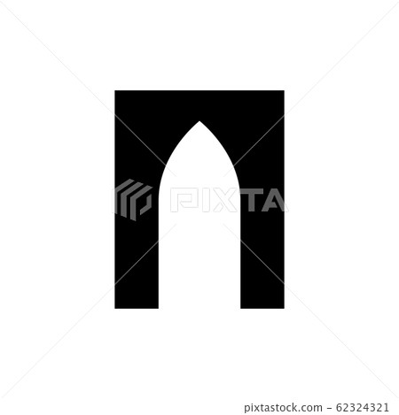Door mosque icon design template vector Door mosque icon design template vector 62324321