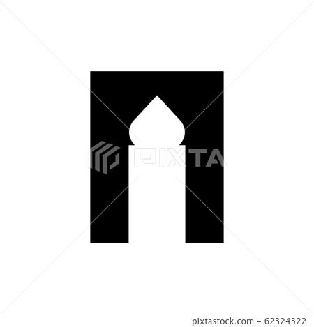 Door mosque icon design template vector 62324322
