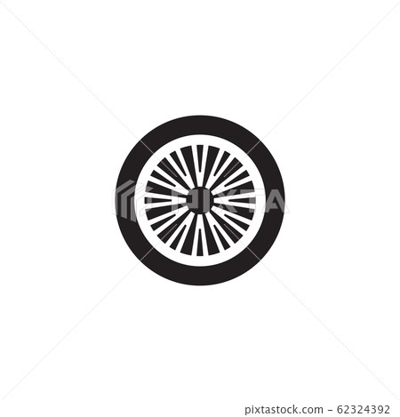 Car wheel icon design template vector isolated - Stock Illustration ...