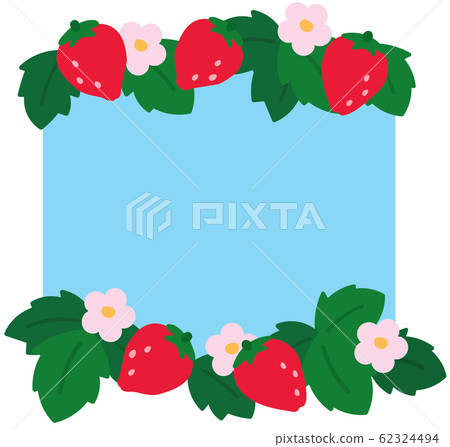 Hand painted strawberry frame Hand painted strawberry frame 62324494