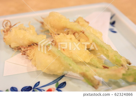 美味的鬍子大蒜天婦羅 62324866