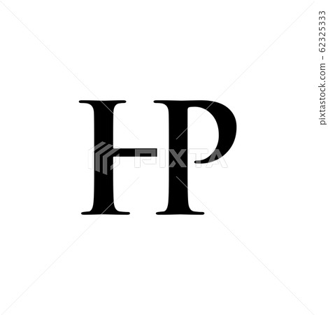 Initial hp alphabet logo design template vector 62325333