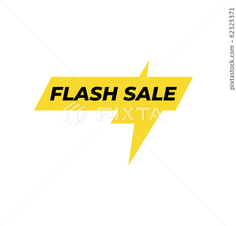 Flash sale banner icon design template vector-插圖素材 [62325371] - PIXTA圖庫