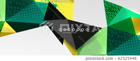 Abstract background - trendy low poly triangle shapes polygonal pattern. Vector Illustration For Wallpaper, Banner, Background, Card, Book Illustration, landing page Abstract background - trendy low poly triangle shapes polygonal pattern. Vector Illustration For Wallpaper, Banner, Background, Card, Book Illustration, landing page 62325446