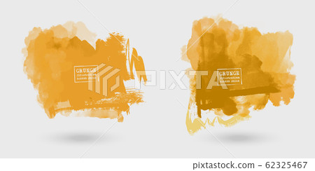 Hand painted watercolor elements set Hand painted watercolor elements set 62325467