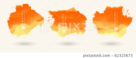 Vector set of splash stains texture banners. 62325673