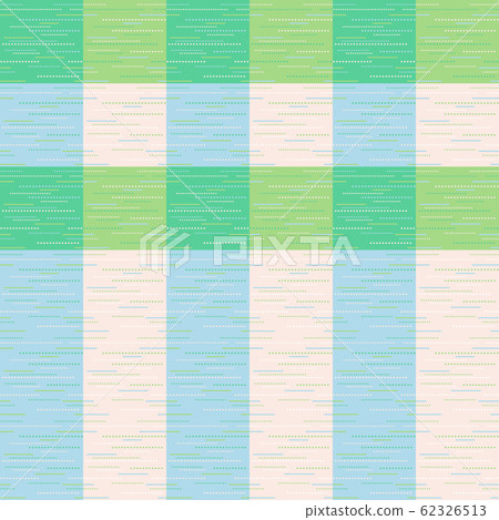 Checked, tartan, plaid or striped seamless pattern in green, blue and cream colors. Vector illustration. Checked, tartan, plaid or striped seamless pattern in green, blue and cream colors. Vector illustration. 62326513