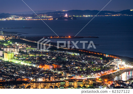 《神奈川縣》莊南平夜景,湘南海岸景 《神奈川縣》莊南平夜景,湘南海岸景 62327122