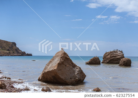 Meganom mountain range and beach, as well as the 62327554