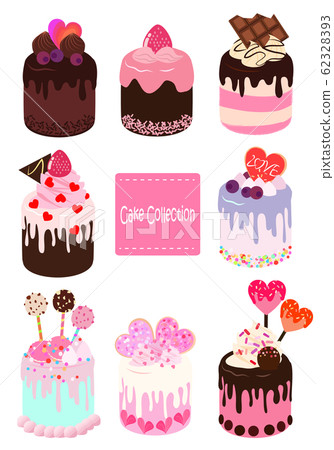巧克力蛋糕插圖集 巧克力蛋糕插圖集 62328393