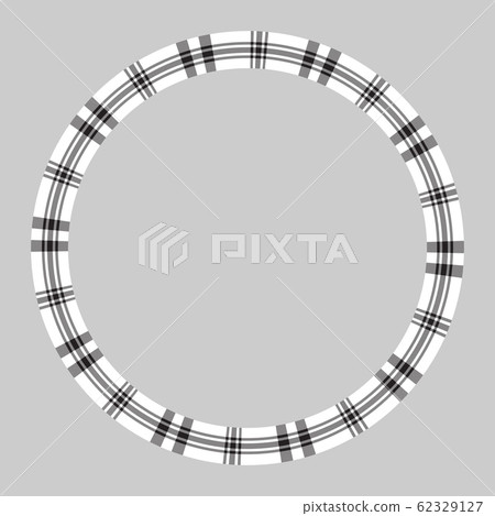 Round frame vector vintage pattern design 62329127