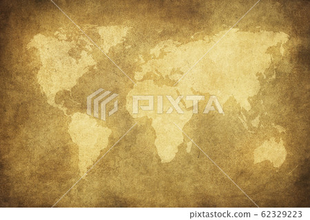 grunge map of the world 62329223