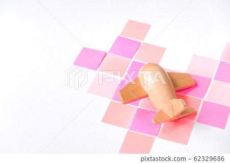 small wooden toy airplane lucky by confetti 62329686