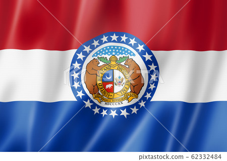 Missouri flag, USA - Stock Illustration [62332484] - PIXTA