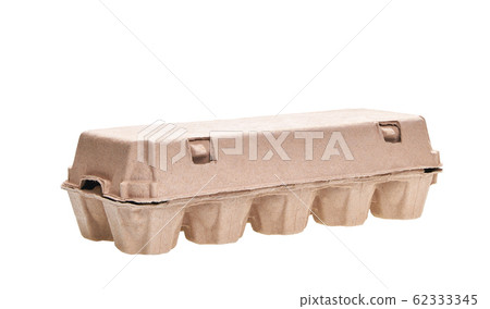 chicken eggs in ecological cardboard box isolated chicken eggs in ecological cardboard box isolated 62333345