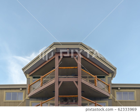 Building with balconies against sky in Park City Building with balconies against sky in Park City 62333969