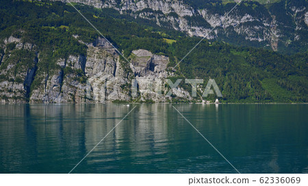 view of Lake Walensee in Switzerland view of Lake Walensee in Switzerland 62336069