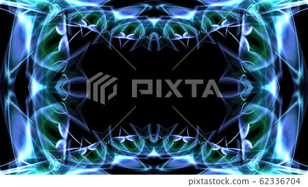 Fantastic geometric pattern CG background 0205_102146 blue luminous curved border Fantastic geometric pattern CG background 0205_102146 blue luminous curved border 62336704