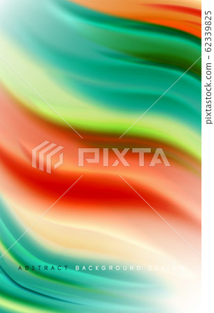 Abstract background - fluid color gradient waves, with dynamic motion line effect. Vector Illustration For Wallpaper, Banner, Background, Card, Book Illustration, landing page Abstract background - fluid color gradient waves, with dynamic motion line effect. Vector Illustration For Wallpaper, Banner, Background, Card, Book Illustration, landing page 62339825