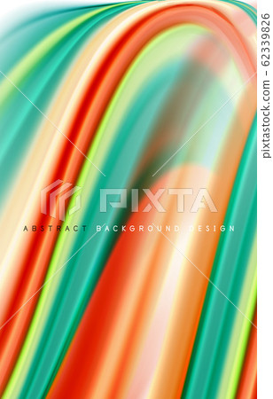 Abstract background - fluid color gradient waves, with dynamic motion line effect. Vector Illustration For Wallpaper, Banner, Background, Card, Book Illustration, landing page Abstract background - fluid color gradient waves, with dynamic motion line effect. Vector Illustration For Wallpaper, Banner, Background, Card, Book Illustration, landing page 62339826