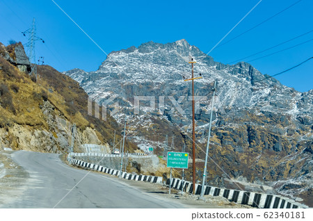 Border Roads Organisation (BRO) signboard in Arunachal Frontier Highway 62340181