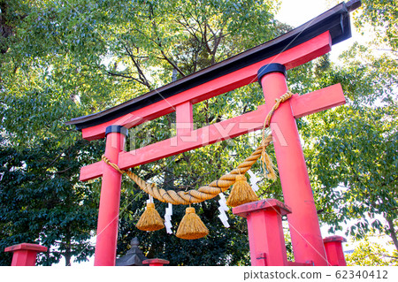 Tenma Shrine red torii 62340412
