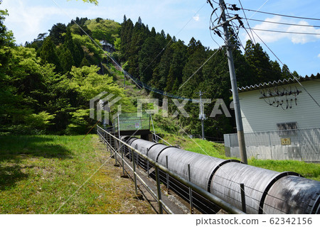 Stopped at Samegawa Power Station. # 7 62342156