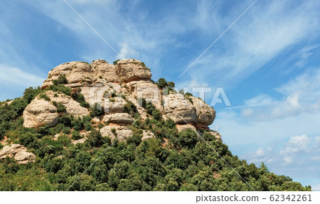 beautiful mountains of Montserrat 62342261