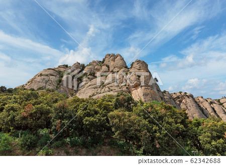 beautiful mountains of Montserrat 62342688