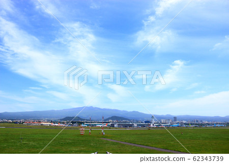 Jeju airport, airport, airplane, flower, spring flower, Halla mountain, 62343739