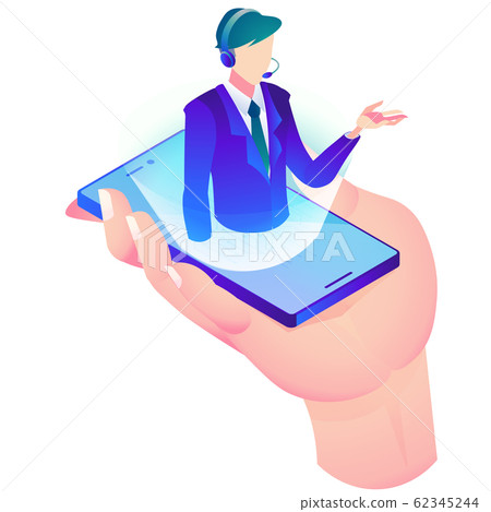 Online Customer Support Men 62345244