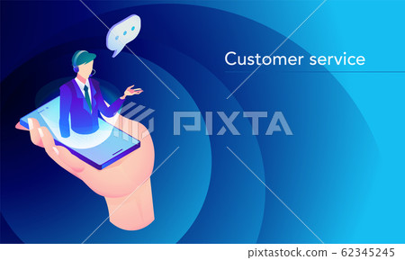 Online Customer Support Men 62345245