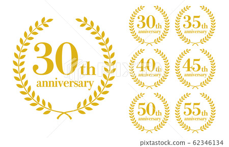 Laurel Wreath Anniversary Gold 62346134