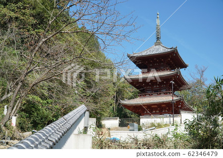 [中國33觀音聖地]廣島縣尾道市聖光寺重要文化財產三座寶塔聖地 62346479